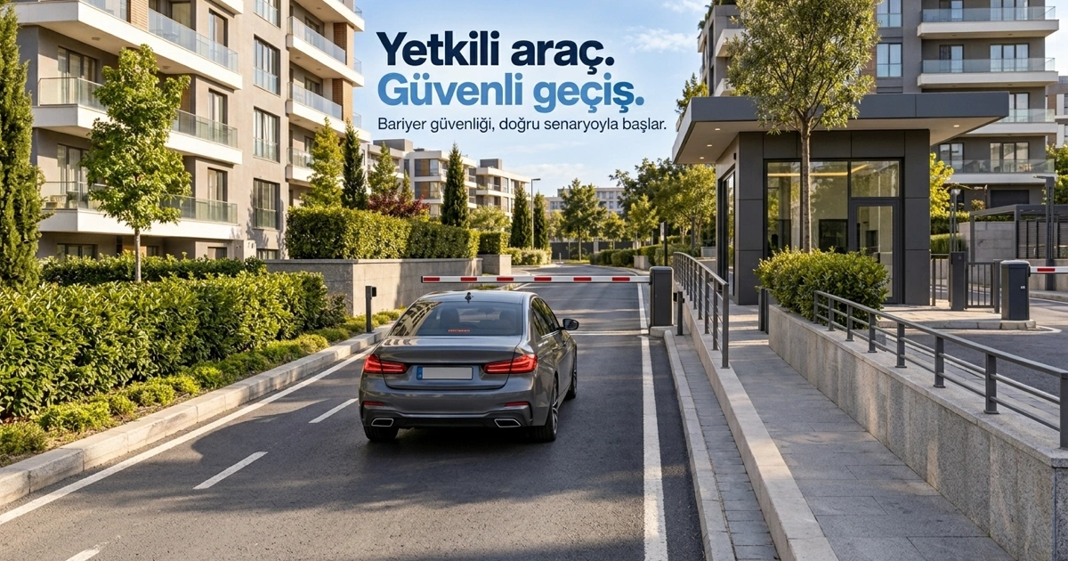 Site Girişlerinde Plaka Tanıma ve Bariyer Güvenliği